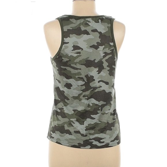Lucky Brand Camouflage Tank Top Women's size S - Picture 2 of 6